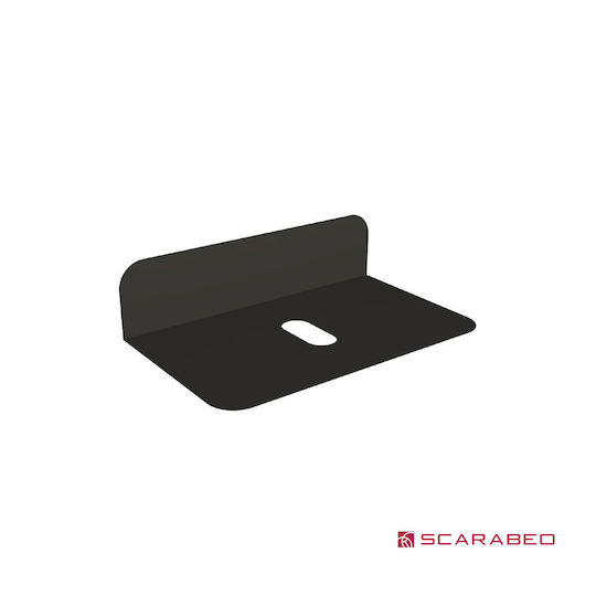 Scarabeo Plana 80 Countertop without Sink L80xW48xH20cm Checkmate Black