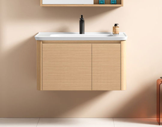 Martin Πάγκος με Νιπτήρα Μ60xΒ46xΥ43cm Golden Wood Martin Πάγκος με Νιπτήρα Μ60xΒ46xΥ43cm Golden Wood