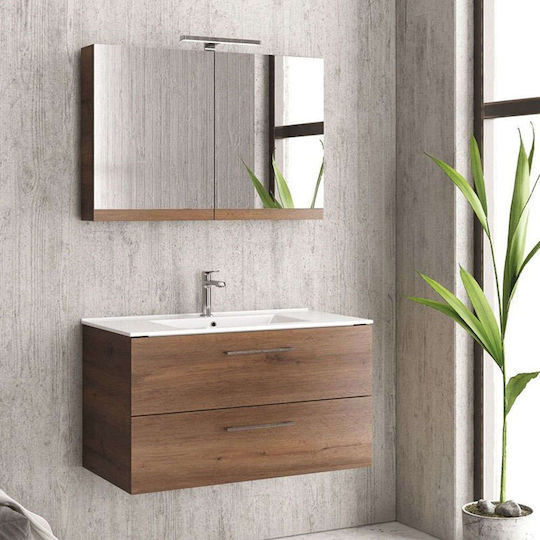 Karag New Elsa Πάγκος χωρίς Νιπτήρα Μ59xΒ45xΥ48cm Brown 8702
