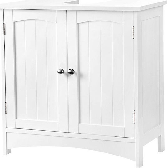 Songmics Πάγκος χωρίς Νιπτήρα Μ60xΒ30xΥ60cm Λευκός Songmics Πάγκος χωρίς Νιπτήρα Μ60xΒ30xΥ60cm Λευκός
