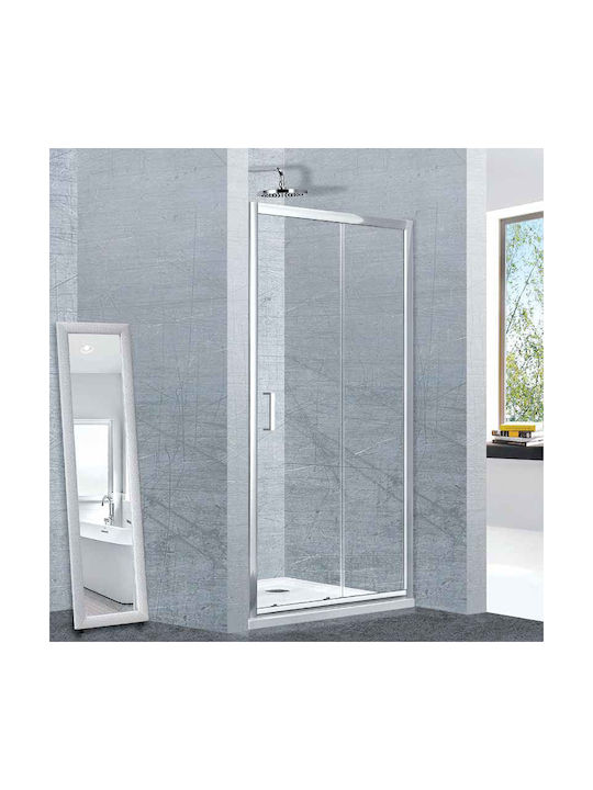 Aquarelle Oia 70 Shower Screen for Shower with Sliding Door 70x180cm Clear Glass