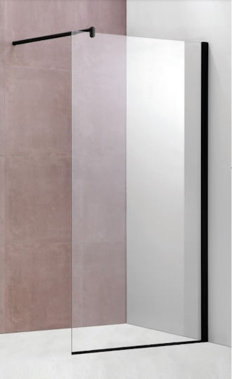 Crown Διαχωριστικό Ντουζιέρας 80x190cm Black Crown Διαχωριστικό Ντουζιέρας 80x190cm Black