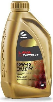 Cyclon Lava Syn Racing 10W-40 Συνθετικό Λάδι Μοτοσυκλέτας για Τετράχρονους Κινητήρες 1lt
