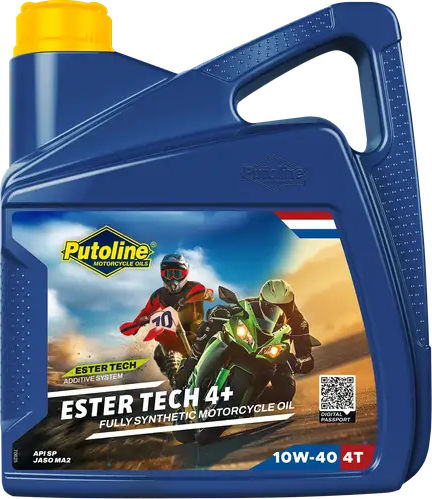 Putoline Ester Tech 4+ Sintetic Ulei de motocicletă pentru motoare în patru timpi 10W-40 4lt
