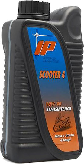 IP Scooter 4 Teilsynthetisch Motorradöl für Viertaktmotoren 10W-40 1Es
