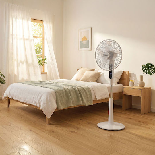Rohnson Pedestal Fan 56W 40cm Diameter with Remote Control