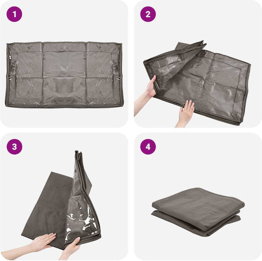 vidaXL Clothes Storage Box 43x34x23cm 2 Pieces