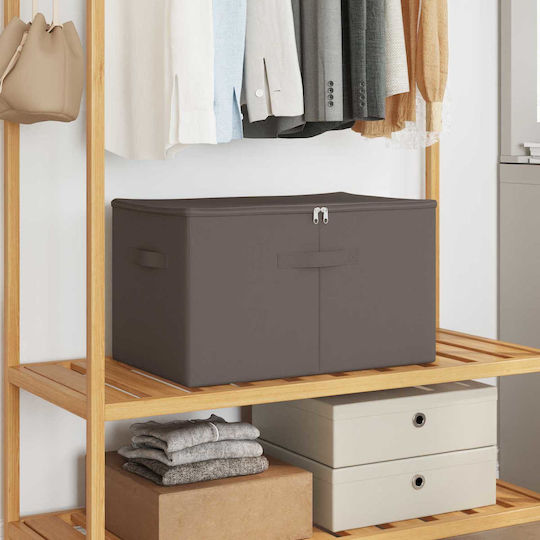 vidaXL Fabric Clothing Storage Box in Gray Color 60x43x35cm 6 Pieces
