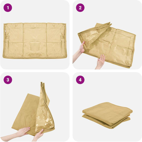 vidaXL Clothes Storage Box 50x30x25cm 2 Pieces