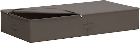 vidaXL Stoff Kleideraufbewahrung Box in Grau Farbe 90x48x15cm