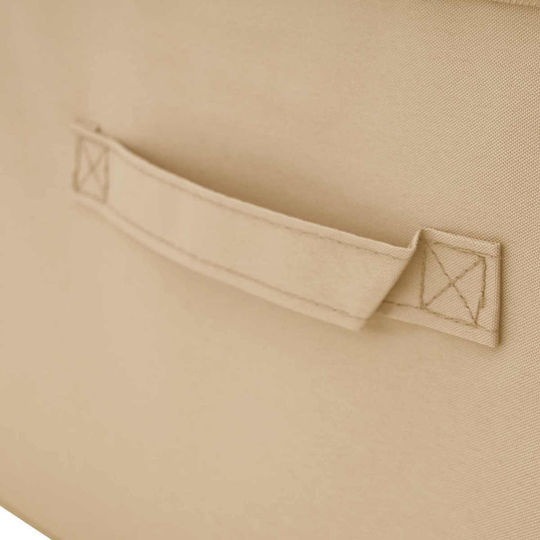 vidaXL Fabric Clothes Storage Box in Beige Colour 90x48x15cm 2 Pieces