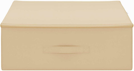 vidaXL Fabric Clothes Storage Box in Beige Colour 90x48x15cm 2 Pieces