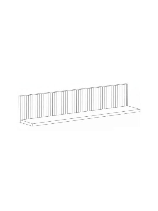 Wall Shelf Alicante Brown 120x20x20cm