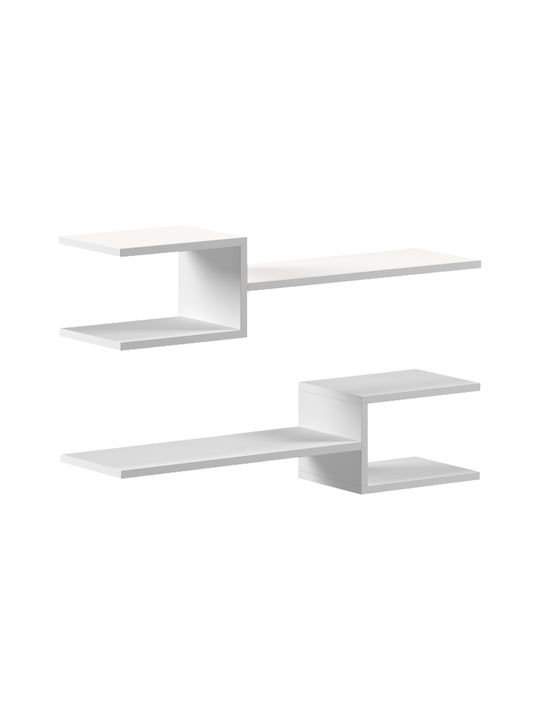 Raft de Perete Galler Alb 79x19.5x18cm