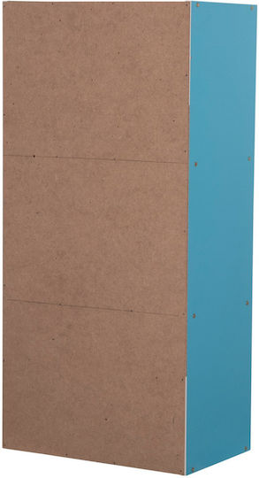Ράφι Τοίχου Μπλε-λευκή 38.5x23.5x80εκ.