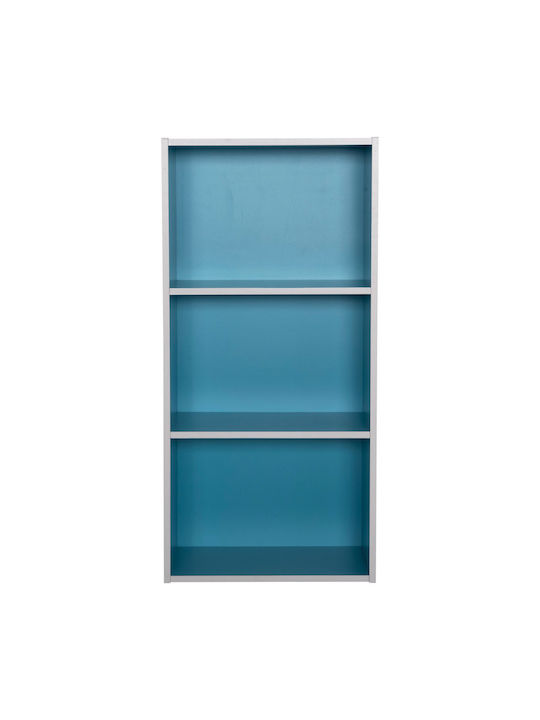 Ράφι Τοίχου Μπλε-λευκή 38.5x23.5x80εκ.