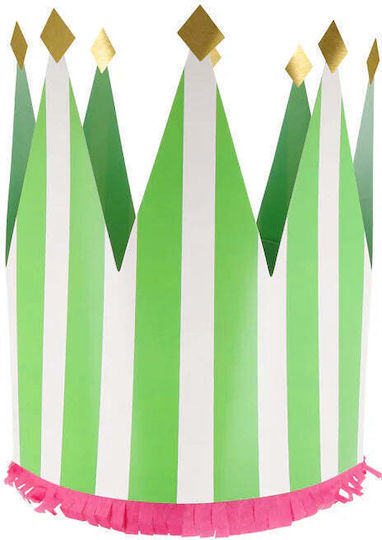 Party Hats Children's Party Crown Striped 8 Pieces