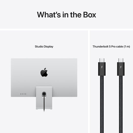 Apple Studio Display (2026) IPS Monitor 27" 5120x2880 Λευκό Nano Texture Glass Tilt and Height Adjustable Stand