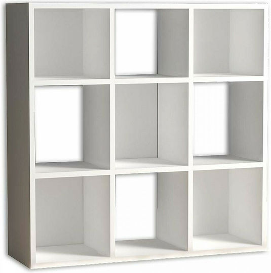 Етажерка Cube Бяла 90x30x90см