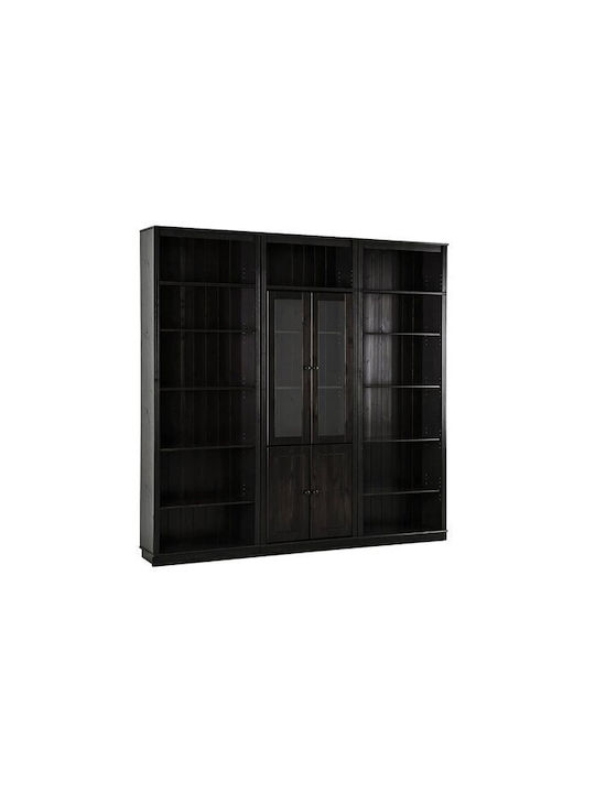 Bibliothek Saltoro 113 Dunkelbraun 222x34x223cm