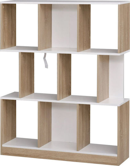 Beige Bookcase 100x30x124cm
