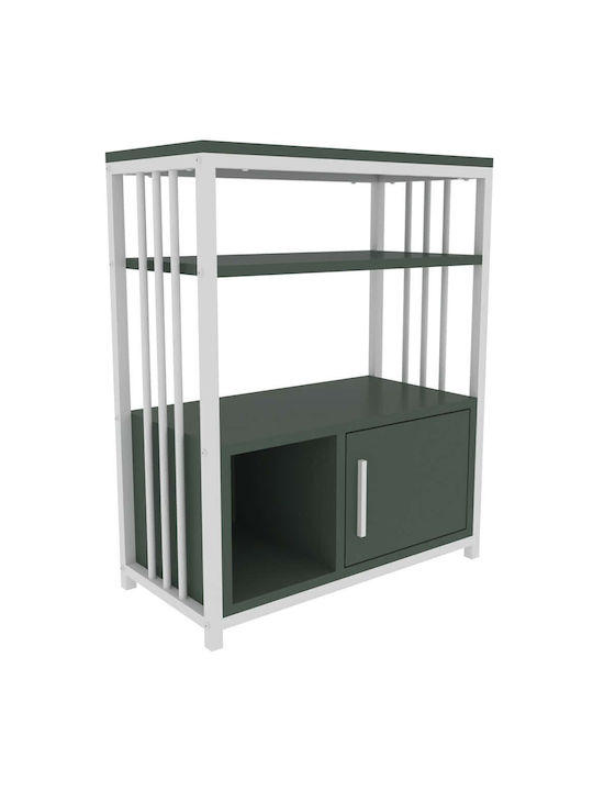 Библиотека Letos Зеленобяла 60x29.6x80см