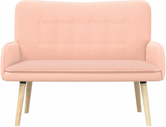 Doppelsitzer Sofa Rosa 115x61x87cm
