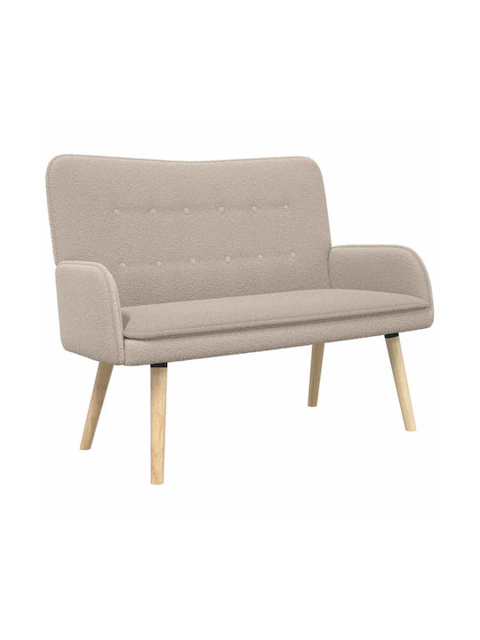 Doppelsitzer Sofa Offenes Grau 115x61x87cm