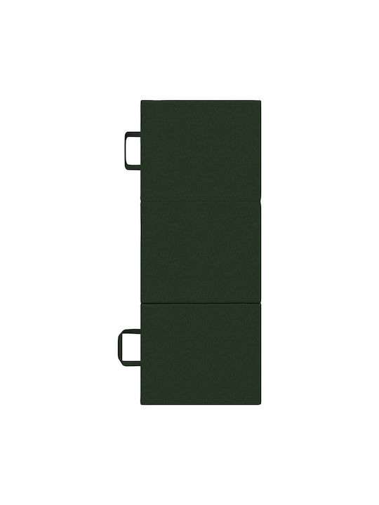 Two-Seater Couch Bed Dark Green 90x63x45 cm