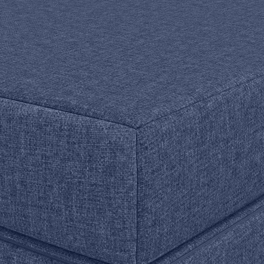 Doppelsitzer Sofa Bett Blau 100x67x45cm