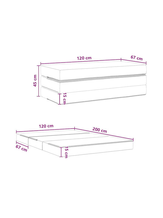 Canapea Cu Două Locuri Pat Verde Închis 120x67x45cm