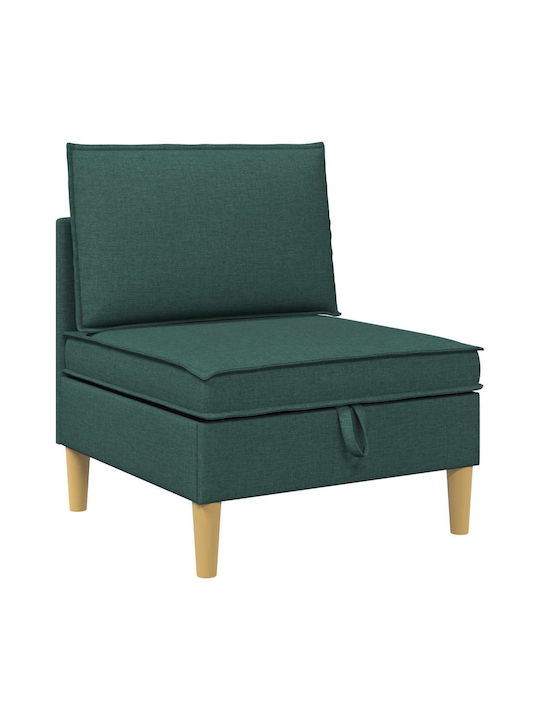 Ecksofa mit Stauraum Grün 280x140x82cm