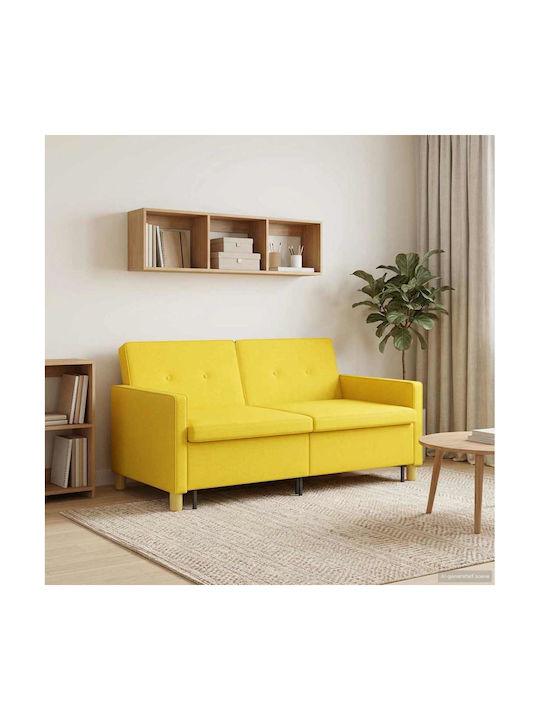 Ecksofa Schlafsofa Gelb 154x94.5x80.5cm
