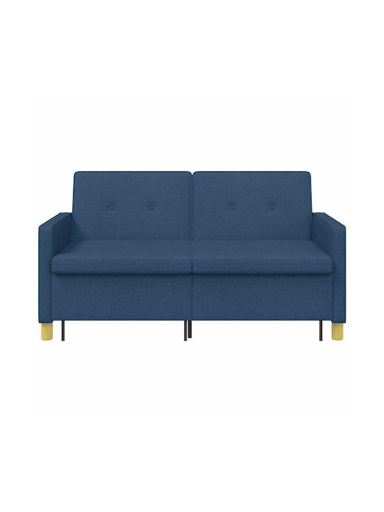 Γωνιακός Καναπές Κρεβάτι Μπλε 154x94.5x80.5εκ.