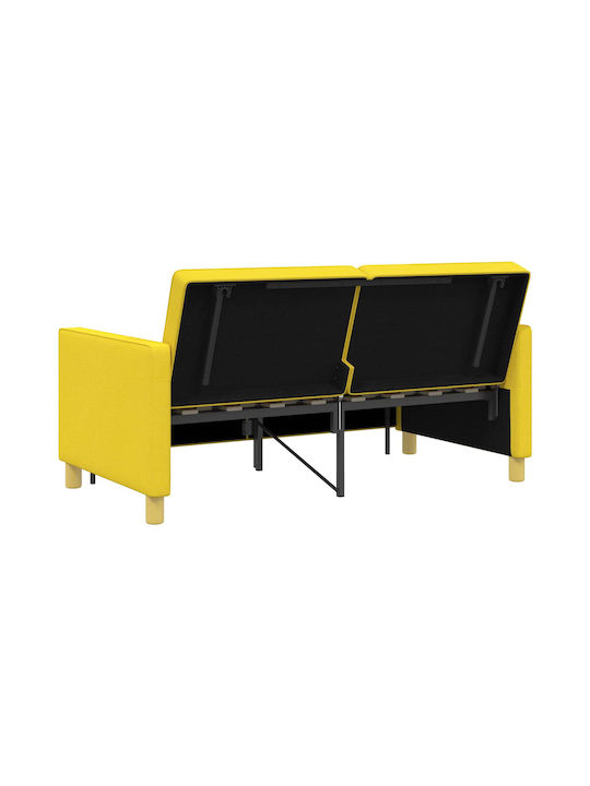 Ecksofa Schlafsofa Gelb 154x94.5x80.5cm