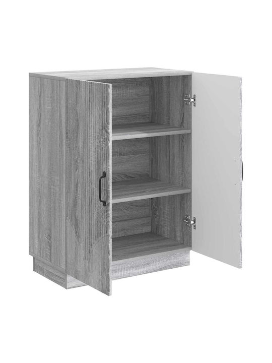 Bufet Din Lemn cu Sertare Gri 66x34.5x87cm