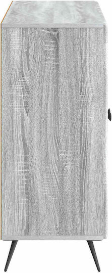 Wooden Sideboard Gray 89x34.5x80cm