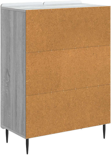 Bufet Din Lemn Sonoma Gri 66x34.5x92cm