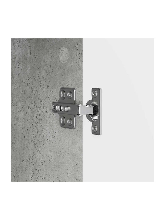 Bufet Din Lemn Gri Beton 66x34.5x92cm