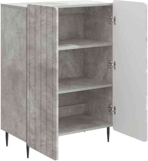 Μπουφές Ξύλινος Γκρι Σκυροδέματος 66x34.5x92cm