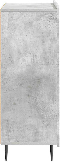 Μπουφές Ξύλινος Γκρι Σκυροδέματος 66x34.5x92cm