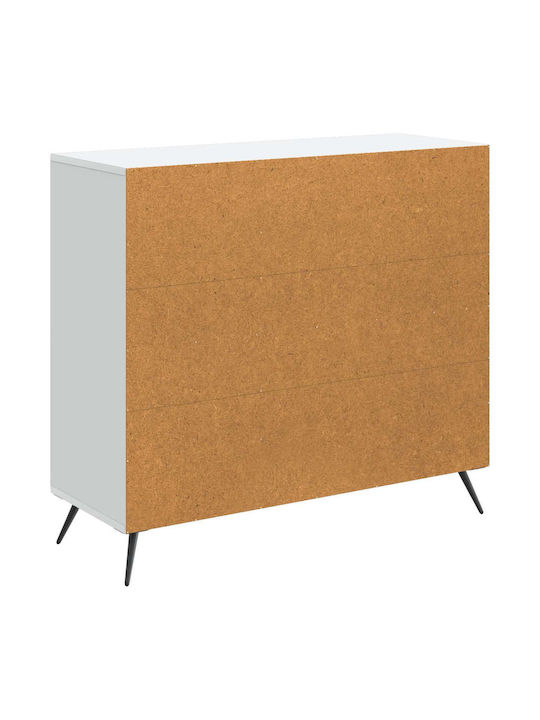 Bufet Din Lemn Alb 89x34.5x80cm