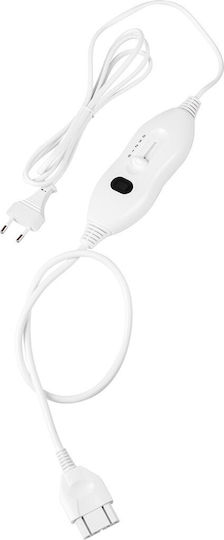 ECG Pătură electrică simplă Alb 60W 80cmx150cm
