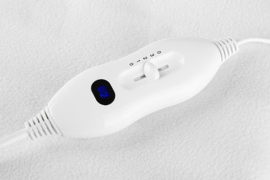 ECG Pătură electrică simplă Alb 60W 80cmx150cm