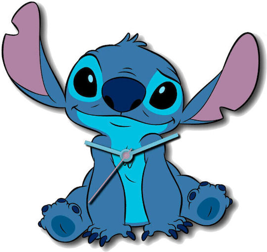 Disney Kids Wall Clock Stitch 50cm
