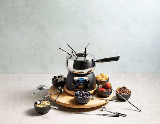 Kitchen Craft Artesà Σκεύος για Φοντύ με Ρεσώ Μεταλλικό 38x38x31cm