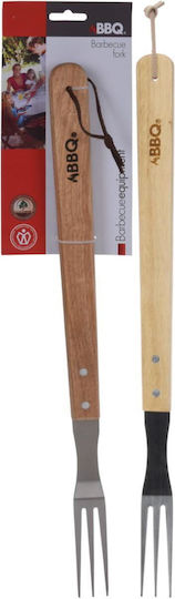 BBQ Collection Wooden Kitchen Fork 46cm
