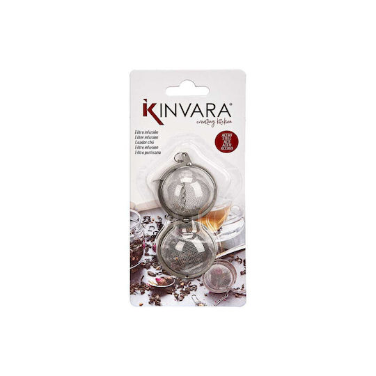 Atmosphera Αυγό Τσαγιού with Chain Metallic 1pcs 92373