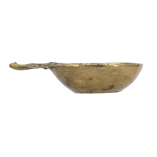Artekko Bol Decorativ Metalic Auriu 20.3x15.2x5.1cm