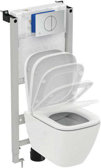 Ideal Standard Prosys Wall Mounted Plastic Low Pressure Rectangular Toilet Flush Tank